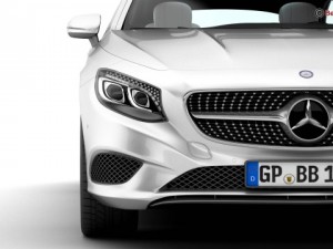 mercedes s class coupe 2015 2 headlight versions 3D Model