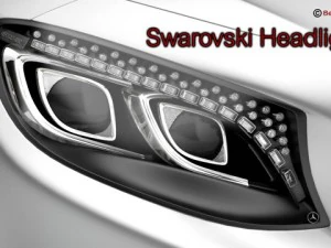 mercedes s class coupe 2015 2 headlight versions 3D Model