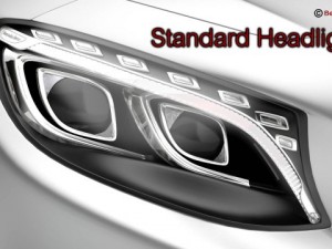 mercedes s class coupe 2015 2 headlight versions 3D Model