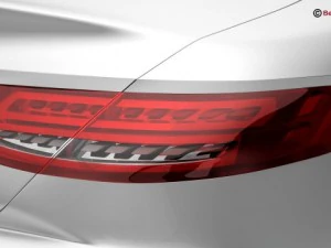 mercedes s class coupe 2015 2 headlight versions 3D Model