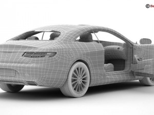 mercedes s class coupe 2015 2 headlight versions 3D Model