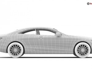 mercedes s class coupe 2015 2 headlight versions 3D Model
