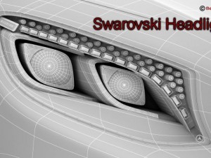 mercedes s class coupe 2015 2 headlight versions 3D Model