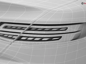 mercedes s class coupe 2015 2 headlight versions 3D Model