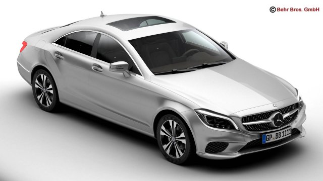 mercedes cls class 2015 Modello 3D .c4d .max .obj .3ds .fbx .stl .blend 