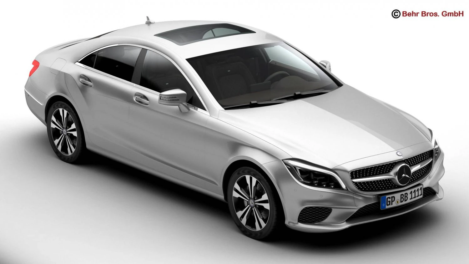 mercedes cls class 2015 3D Model .c4d .max .obj .3ds .fbx .stl .blend 