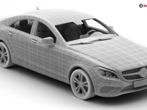 mercedes cls class 2015 Modello 3D