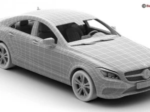 mercedes cls class 2015 3D Model