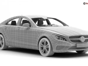 mercedes cls class 2015 3D Model