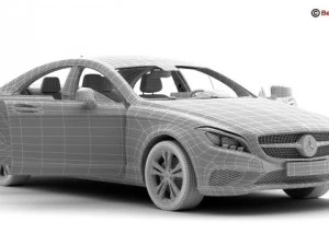 mercedes cls class 2015 3D Model