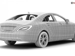 mercedes cls class 2015 3D Model