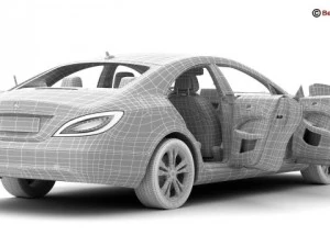 mercedes cls class 2015 3D Model