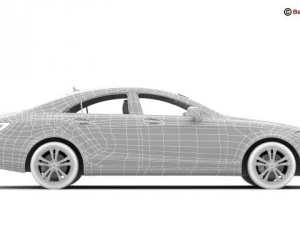 mercedes cls class 2015 3D Model