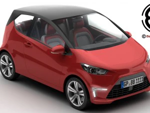 generic city car 3D Model