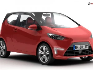 carro urbano gen&eacute;rico Modelo 3D