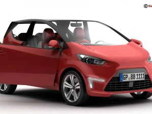 carro urbano gen&eacute;rico Modelo 3D