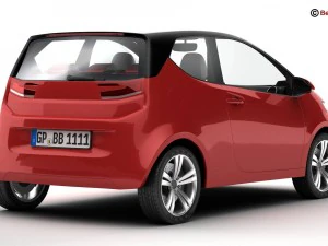 carro urbano gen&eacute;rico Modelo 3D