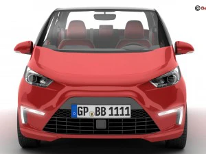 carro urbano gen&eacute;rico Modelo 3D