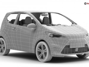 generic city car 3D Model