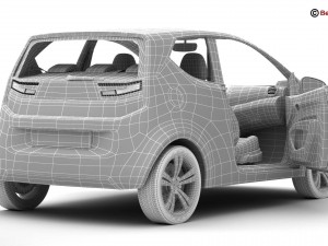 generic city car 3D Model
