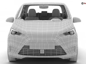 carro urbano gen&eacute;rico Modelo 3D