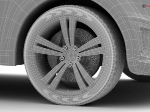 generic city car 3D Model