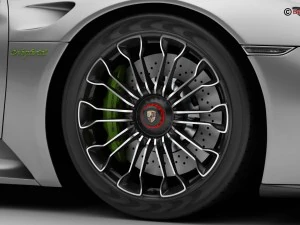porsche 918 spyder with detachable roof 3D Model