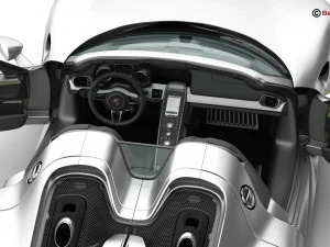 porsche 918 spyder with detachable roof 3D Model