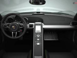 porsche 918 spyder with detachable roof 3D Model