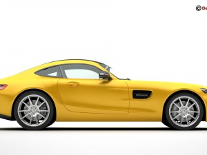 mercedes amg gt 2015 eu and us version 3D Модель