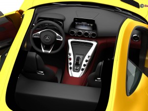 mercedes amg gt 2015 eu and us version 3D Модель