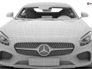 mercedes amg gt 2015 eu and us version 3D Модель