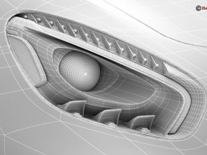 mercedes amg gt 2015 eu and us version 3D Модель