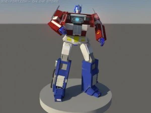 20th anniversary optimus prime 3D Model