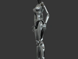 robot femenino Modelo 3D