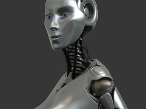 robot femenino Modelo 3D