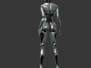 robot femenino Modelo 3D