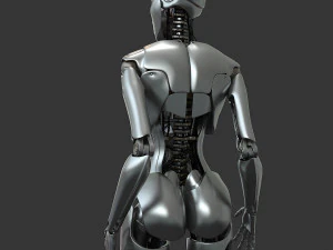 robot femenino Modelo 3D