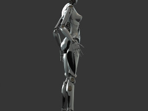female robot 3D 模型