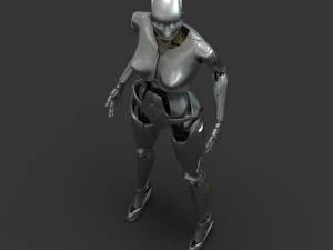 robot femenino Modelo 3D