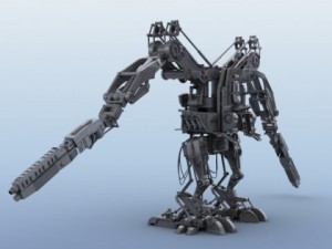 robot 02 Model 3D