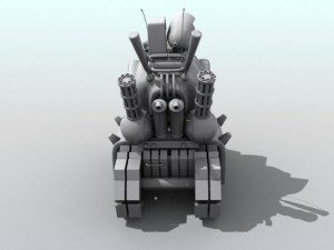 metal slug tank Modello 3D