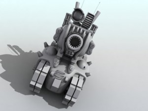 metal slug tank Modello 3D