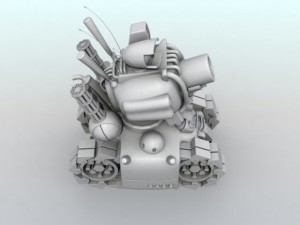 metal slug tank Modello 3D