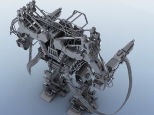 robot 04 Model 3D