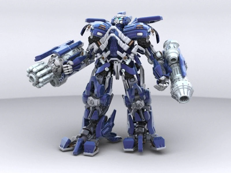 ironhide robotik karakter 3D Model .c4d .max .obj .3ds .fbx .stl .blend 