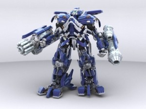 ironhide robotic character 3D 模型