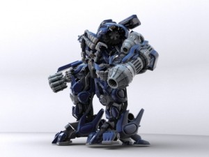 ironhide robotic character 3D Модель