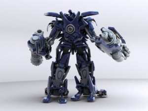 ironhide robotic character 3D Модель