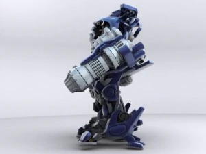 ironhide robotik karakter 3D Model